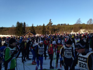 Innan start Vasaloppet