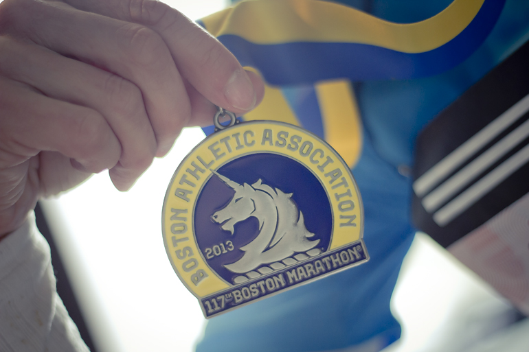 Boston Marathon medalj