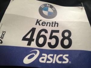 Bib number Frankfurt Marathon