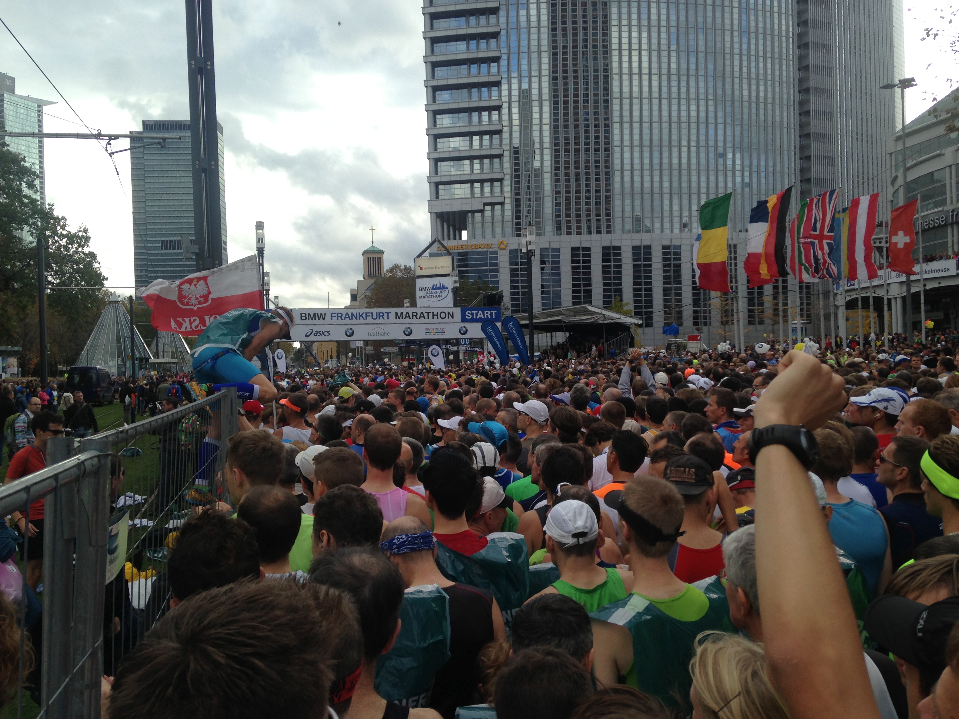 Frankfurt Marathon, innan start