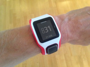 TomTom Runner Cardio på armen