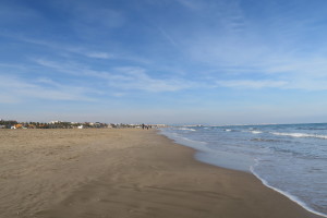 Valencia strand beach